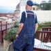 Loom Reverse Craftsman Jumpsuit Men's Suspender Denim Long Pants Work Uniform Loose Casual Overalls European And American_mkmklike.com