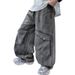Boys' Jeans Spring And 2025 New Children's Clothing Cargo Big Kids Autumn Long Pants Trendy_mkmklike.com