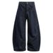 Men's Clothing American Sickle Banana Jeans Silhouette Retro Flared Straight Wide Leg Scimitar Trousers Men's_mkmklike.com