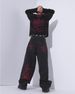 European And American Trendy Brand Y2k Retro Hip Hop Goth Straight Loose Wide-leg Skull Embroidery Washed Jeans Men_mkmklike.com