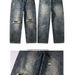 Plus Size Women's High Waist Distressed Jeans – Vintage Loose Fit Wide Leg Denim Pants For Curvy Women (M-3XL, Washed Blue)_mkmklike.com