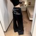 Women's Clothing Plus Size Slogan Letter Oversized Patchwork Jeans Trendy Curved Blade Pants Sexy English Style Fashion Denim_mkmklike.com