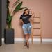 Women's Clothing Ripped Tassel Washed Light Color Denim Straight Leg Casual Jeans Fashionable Spring/Summer Autumn Winter Polyester Cotton Solid_mkmklike.com
