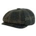 Hot Sale New Wool Plaid Newsboy Caps Autumn Winter Fashion Women British Painters Berets Woolen Casual Hats for Men_mkmklike.com