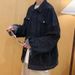 Loom Men's Washed Denim Jacket Hong Kong Style Cool Trendy Brand Ins Fashion Spring Autumn Casual Top_mkmklike.com