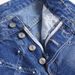 In Stock Foreign Trade High Slim Fit Youth Men's Personality Pearl Embroidery Street Fashion Denim Skinny Pants_mkmklike.com