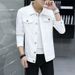 Loom 2025 Autumn Winter New Korean Style Denim Jacket Casual Trendy Slim Fit Coat Men's Top Clothing_mkmklike.com