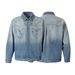 Eon Modish 25 Autumn New American Street Fashion Gradient Embroidered Denim Jacket_mkmklike.com