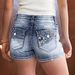 Women's Clothing New High Elastic Jeans Embroidery Versatile Denim Shorts Women_mkmklike.com