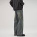 Men's Clothing Frayed Hem Jeans Cleanfit Trendy Loose Wide Leg Straight Leg Pants American High Street Style Archer0603_mkmklike.com