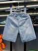 Men's Lightweight Denim Shorts - Relaxed Fit Straight Leg Casual 5-Inch Inseam Summer Shorts With Classic Wash_mkmklike.com