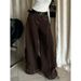 Y2K American Retro Spring Autumn New Old Money Style Wide-leg Jeans, Loose And Versatile Floor-length Pants For Women,_mkmklike.com