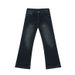 EF JEANS | 2025 Spring New Korean Version Of Micro-pull Retro Blue Slim And Thin Vibe Denim Casual Trousers_mkmklike.com