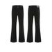 Men's Black Distressed Flared Jeans – Vintage Parisian Style With Retro Wash (Sizes S-3XL)_mkmklike.com
