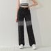 Women's Slimming Straight Leg Denim Jeans American Style Rhinestone Embellished Sexy Casual Fit_mkmklike.com