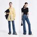 Women's Clothing Spring New High Waist High Slim Fit Split Retro Flared Pants Flared Jeans Women Spring_mkmklike.com