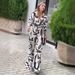 Women's Clothing commuting leisure color loose wide leg pants suit_mkmklike.com