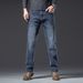 Large Size Men's Clothing Printed Jeans Men's Straight Tube Plus Fat Plus Size Business Jeans Men's Versatile Foreign Trade Men's Clothing_mkmklike.com