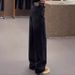 ELLE Black Slim Straight Jeans For Women 2025 New Spring Autumn Thin Plus Size High Waist Slimming Floor-Length Pants_mkmklike.com