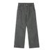 Men's Washed Pocket Cargo Jeans Straight Leg Loose Fit Wide Leg High Street Style Trendy Versatile Casual Trousers_mkmklike.com