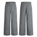 Tie-Dye Washed Jeans – Streetwear A-Line Wide Leg Denim Pants With Drop Cuff (Men's Oversized Gray Distressed Jeans For Casual Wear)_mkmklike.com