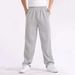 Men's Baggy Pants Trousers Solid Color Slim Fitted Sweatpants Elastic Casual Pants Homme Extra Plus Size 4XL Joggers_mkmklike.com