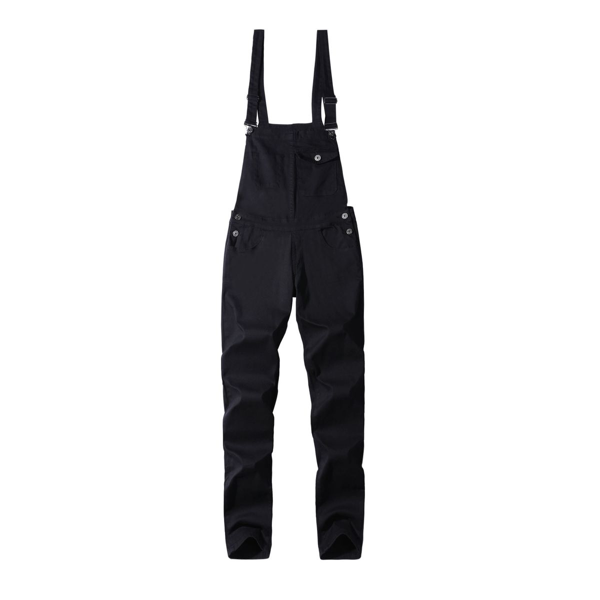 Men's Euro-American Trendy Denim Overalls - Slim Fit Figure-Flattering Long Pants_mkmklike.com