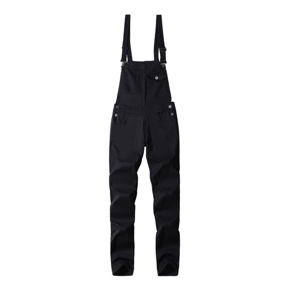 Men's Euro-American Trendy Denim Overalls - Slim Fit Figure-Flattering Long Pants_mkmklike.com