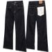 MKSN Men's Non-Fading Raw Denim Jeans Cleanfit Straight Fit Pants With Faux Horsehair Back Pocket Design Slimming Trousers_mkmklike.com