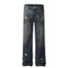 American Style Ripped Jeans Men's High Washed Vintage Design Street Fashion Hip Hop Loose Straight Long Pants_mkmklike.com