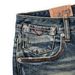 Vintage Denim Shorts For Men - Retro Distressed Straight Cut Casual Summer Shorts With Five-Pocket Design_mkmklike.com