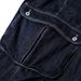 Solid Color Multi-Pocket Washed Jeans Men's High Street Trend Loose Straight Long Casual Wide-Leg Lantern Pants_mkmklike.com