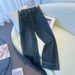 Light-colored Jeans For Women, 2026 New Spring-summer Thin Loose Wide-leg Slimming Cropped Pa, Narrow Straight-leg_mkmklike.com