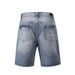 Men's Clothing High Street Destruction Cat Whisker Grinding Hole Denim Shorts Jeans_mkmklike.com