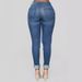 European And American Foreign Trade Cross-border High-waisted Stretch Ripped Slim-fit Women's Jeans_mkmklike.com