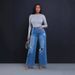 vintage Fashion Hollow Out Denim Wide Leg Pants Women Zipper Hole Pockets Jeans Female Streetwear Trousers Bottoms_mkmklike.com