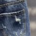 Men's Ripped And Patched Jeans Loose Fit Straight Leg Cropped Harem Pants Summer Trendy Style_mkmklike.com