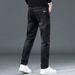 Trendy Brand Men's Jeans Spring And Autumn Straight Loose Trousers 2025 New Slim-fit Elastic Casual Denim Trousers_mkmklike.com