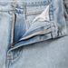 Simple Loose Versatile Denim Scimitar Men's Street Punk Distressed Washed Oversized Wide-Leg Casual Long Pants Trendy_mkmklike.com