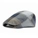 Hot Sale Men Berets With Visor Four Seasons Plaid Pattern Newsboy Caps Cotton 55-59cm Casual Style Male Boina Simple BL0123_mkmklike.com
