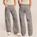 Women's Straight Leg Jeans Leopard Print Denim Street Fashion_mkmklike.com