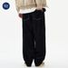 Nordmann Muqiu Clothing | Winter Warm Thickened Flocked Original Color Jeans Men's Commuter Loose Straight Wide-Leg Pants_mkmklike.com
