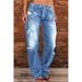 Women’s Flared Bootcut Jeans – Vintage Washed Denim Pants For A Slimming Silhouette (Light Blue, Dark Blue, Black, Gray, S-5XL)_mkmklike.com