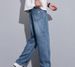Men's Clothing Personalized Blue Jeans Men's Wide Leg Loose Design Casual Pants Men's Spring And Summer Lyocell Drape Comfortable Men's Pants_mkmklike.com