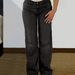 Vintage Washed Black-Gray Wide Leg Jeans For Women - High Waist Straight Denim Pants With Distressed Details (Xs-Xxl)_mkmklike.com