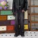 Deep Blue Patchwork Workwear Jeans, Loose Straight Leg Trendy High-End Pan, Men's Design Sense, Niche Micro Flared_mkmklike.com