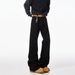 Parisian Bootcut Jeans – Classic Black Washed Denim With Slight Flare (S-3XL)_mkmklike.com
