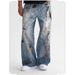 Men's Clothing Cotton Straight Leg Jeans 3D Printed Casual American Streetwear Cotton Straight Leg Jeans With 3D Print Casual Pants For Teen Boys_mkmklike.com