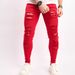 Men's Clothing Men's Simple Solid Color Skinny Pocket Jeans Men's Casual Skinny Jeans Pants_mkmklike.com