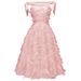 Women's Slim Fit Lace Dress Temperament Versatile Trendy Small Tassel Large Swing Skirt_mkmklike.com